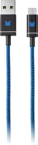  Modal™ - 4' USB Type A-to-Micro USB Device Cable - Blue