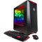 CyberPowerPC - Gamer Supreme Desktop - Intel Core i7-6800K - 32GB Memory - NVIDIA GeForce GTX1060 - 2TB Hard Drive + 240GB Solid State Drive - Black-Front_Standard