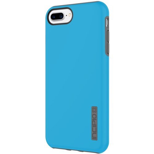  Incipio - DualPro Case for Apple® iPhone® 7 Plus - Cyan/Charcoal