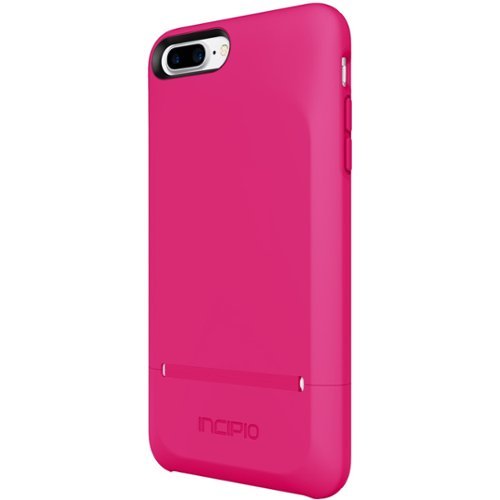 Incipio - Stashback Case for Apple® iPhone® 7 Plus - Berry pink-Front_Standard 