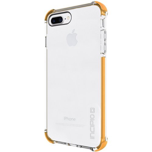Incipio - Reprieve SPORT Case for Apple® iPhone® 7 Plus - Orange/Clear-Front_Standard 