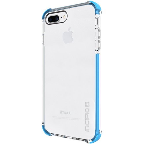 Incipio - Reprieve SPORT Case for Apple® iPhone® 7 Plus - Cyan/Clear-Front_Standard 