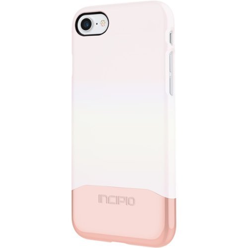  Incipio - EDGE Chrome Case for Apple® iPhone® 7 - Iridescent white opal/Chrome rose gold