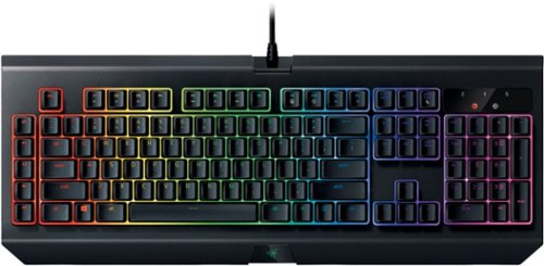  Razer - BlackWidow Chroma V2 Wired Gaming Mechanical Green Switch Keyboard with RGB Back Lighting - Black