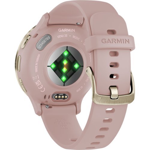 Garmin Venu 3S GPS Smartwatch 41 mm Fiber-reinforced polymer - Stainless Steel and Dust Rose WHERE TO BUY