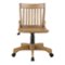 OSP Home Furnishings - Wood Bankers Home Office Wood Chair - Medium Oak-Front_Standard