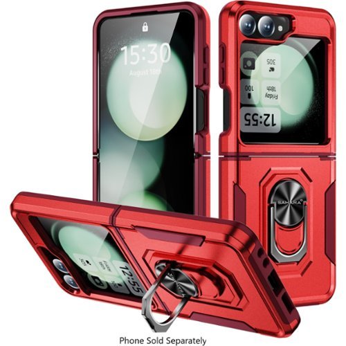 SaharaCase Raider Series Kickstand Case for Samsung Galaxy Z Flip6 - Viper Red WORLDWIDE DELIVERY