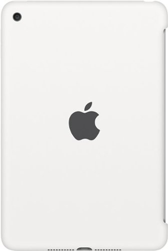 Apple - Silicone Cover for 9.7-inch iPad Pro - White-Front_Standard 