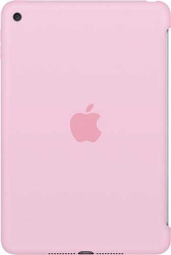 Apple - Silicone Case for iPad mini 4 - Light Pink-Front_Standard 