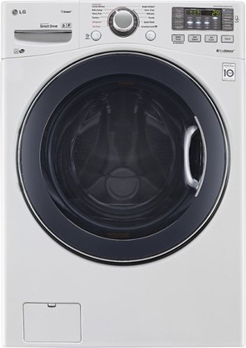  LG - TurboWash 4.3 Cu. Ft. 12-Cycle High-Efficiency Steam Front-Loading Washer - White
