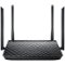 ASUS - Wireless-AC1200 Dual-Band Wi-Fi Router - Black-Front_Standard