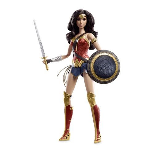  Mattel - Barbie Collector - Batman V Superman: Dawn of Justice Wonder Woman Doll - Red/Blue/Gold