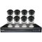 Swann - 16-Channel, 8-Camera Outdoor Wired 3TB DVR Surveillance System - Black/White-Front_Standard