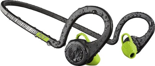  Plantronics - BackBeat FIT Wireless In-Ear Behind-the-Neck Headphones - Black core