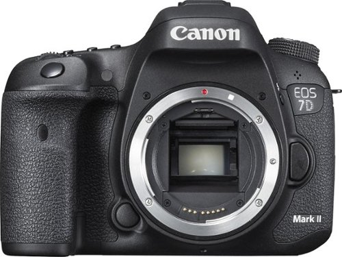  Canon - EOS 7D Mark II DSLR Camera (Body Only) Wi-Fi Adapter Kit - Black