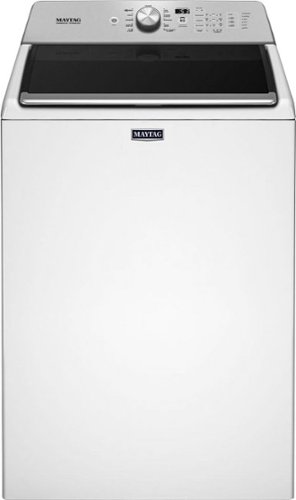 Maytag - 4.7 Cu. Ft. Top Load Washer with Dual-Action PowerWash Agitator - White
