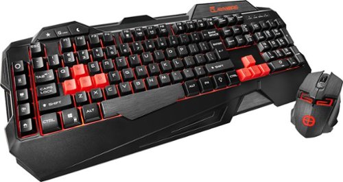  Modal™ - Claymore C755 Keyboard and Mouse Gaming Combo - Black/Red