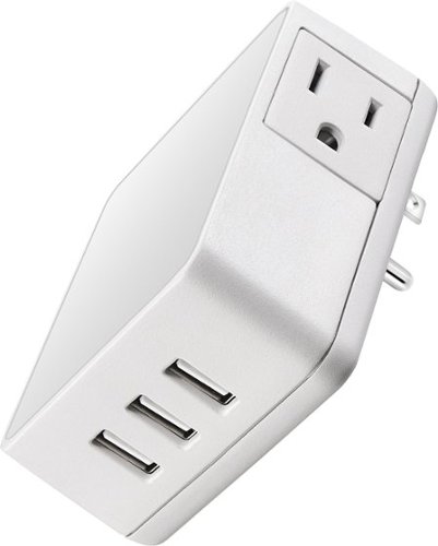  Insignia™ - Wall Tap USB Wall Charger - White