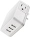 Insignia™ - Wall Tap USB Wall Charger - White-Front_Standard