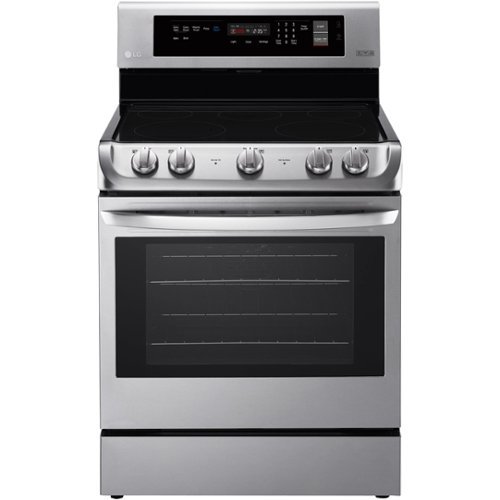  LG - 6.3 Cu. Ft. Freestanding Electric Range with ProBake Convection - Stainless Steel