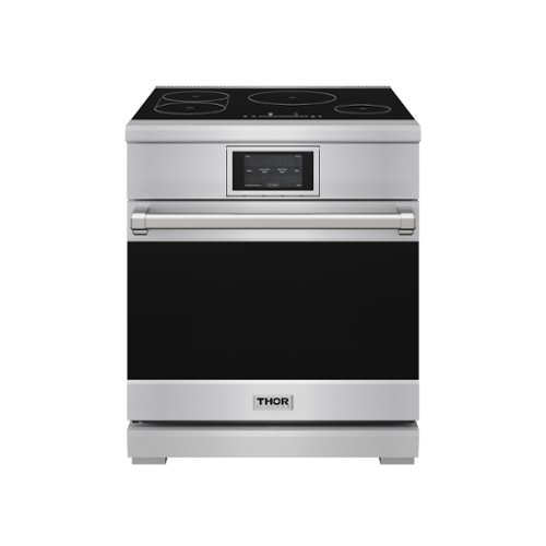 Thor Kitchen - 4.8 Cu Ft. Freestanding Induction Range with Air Fry - Stainless Steel