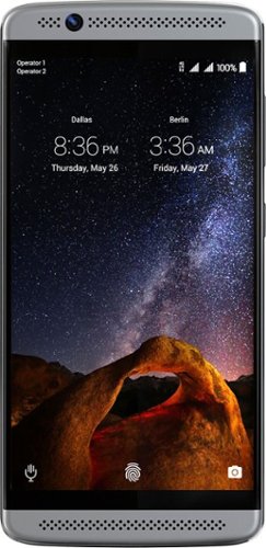  ZTE - Axon 7 mini 4G LTE with 32GB Memory Cell Phone (Unlocked) - Platinum Gray