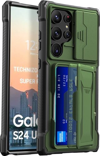 SaharaCase ArmorElite Wallet Case for Samsung Galaxy S24 Ultra - Military Green WORLDWIDE DELIVERY