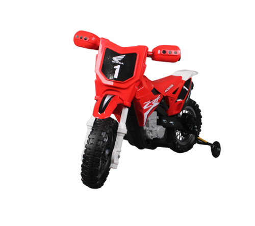 Best Rideon Cars - Honda CRF250R Dirt Bike 6V Red - Red