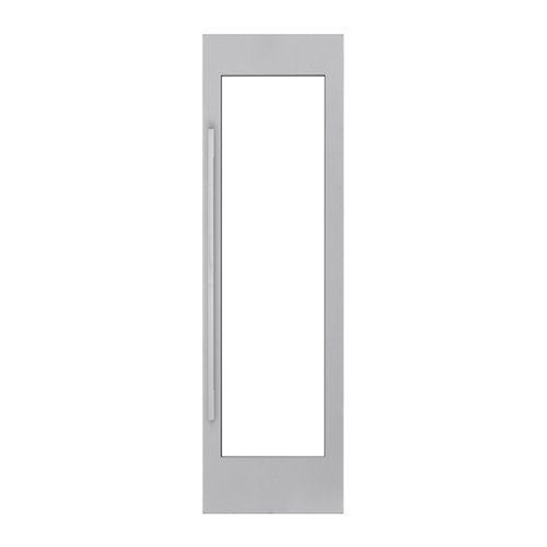 SKS - Transitional Design Panel Kit for Wine Column Right Hinge 24-Inch - Satin Stainless Steel