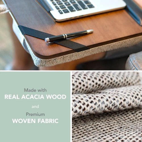 Rossie Home Premium Lap Desk for 15.6 Laptop - Bamboo Espresso HOW TO BUY