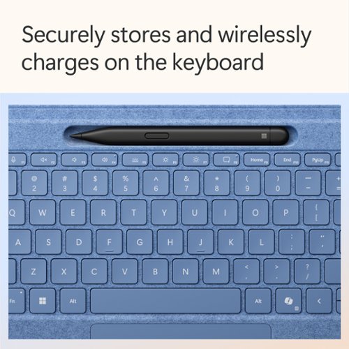 Microsoft Surface Slim Pen (2nd Edition) and Pro Flex Keyboard for Pro (11th Edition), Pro 9, Pro 8 - Sapphire BUY ONLINE