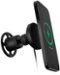 mophie - snap+ wireless car vent mount - Black-Front_Standard