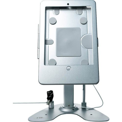 CTA - Security Kiosk Mount for Apple iPad Air iPad with Retina display (4th gen.) and iPad mini - Silver