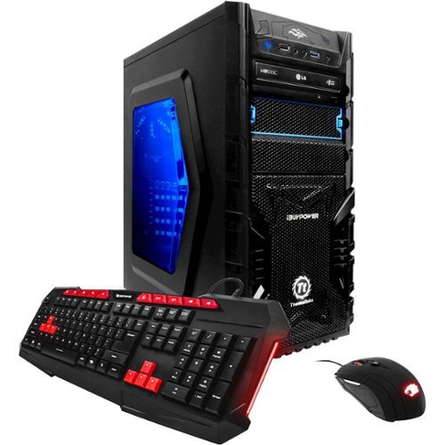 iBUYPOWER - Desktop - AMD FX-Series - 8GB Memory - NVIDIA GeForce GT 730 - 1TB Hard Drive - Black/Blue-Front_Standard 
