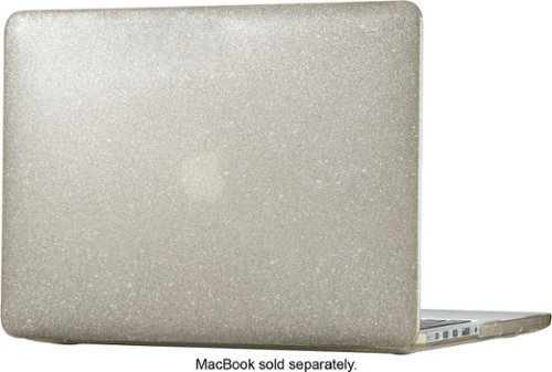  Speck - SmartShell Glitter Case for 13&quot; Apple® MacBook® Pro with Retina display - Clear with Gold Glitter