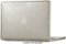 Speck - SmartShell Glitter Case for 13" Apple® MacBook® Pro with Retina display - Clear with Gold Glitter-Front_Standard