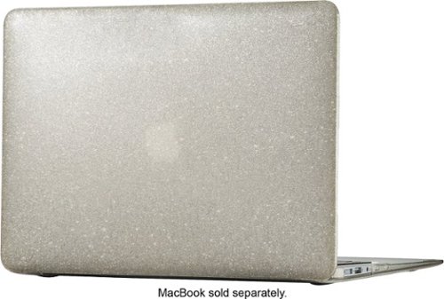  Speck - SmartShell Glitter Case for 13&quot; Apple® MacBook® Air - Clear with Gold Glitter