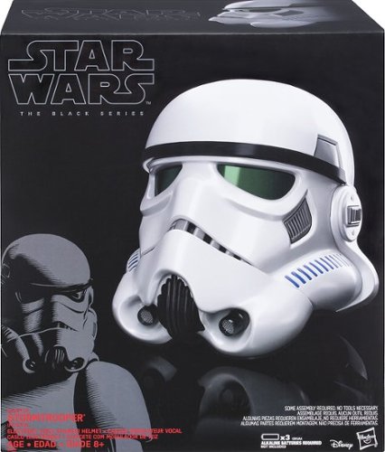  Hasbro - Star Wars The Black Series Imperial Stormtrooper Electronic Voice Changer Helmet - Black
