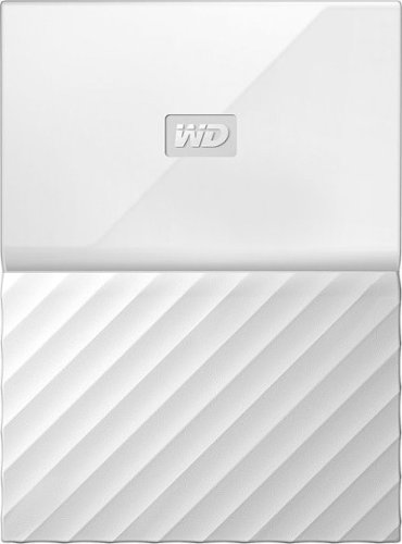 WD - My Passport 1TB External USB 3.0 Portable Hard Drive - White