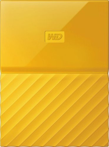  WD - My Passport 4TB External USB 3.0 Portable Hard Drive - Yellow