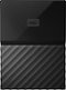 WD - My Passport 1TB External USB 3.0 Portable Hard Drive - Black-Front_Standard