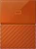 WD - My Passport 1TB External USB 3.0 Portable Hard Drive - Orange-Front_Standard