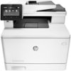 HP - Refurbished LaserJet Pro MFP m477fnw Color All-In-One Printer - White-Front_Standard