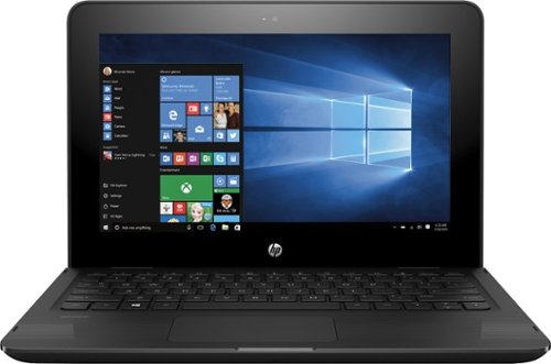  HP - x360 2-in-1 11.6&quot; Touch-Screen Laptop - Intel Celeron - 4GB Memory - 32GB eMMC Flash Memory - Textured linear grooves
