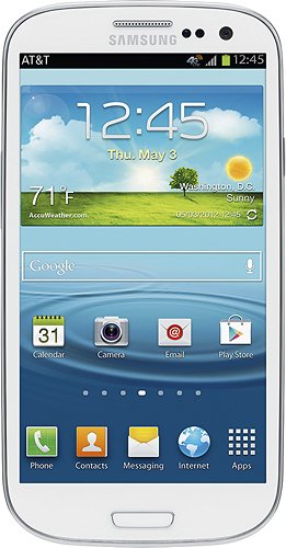  Samsung - Galaxy S III 4G LTE with 16GB Memory Cell Phone - White (AT&amp;T)