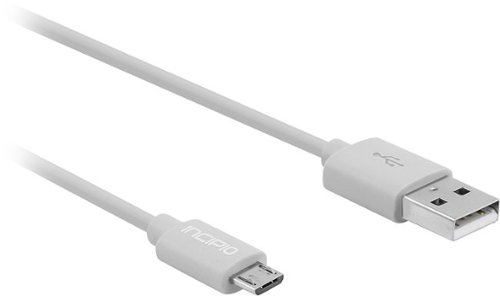  Incipio - 6' Micro USB-to-USB Device Cable - Gray