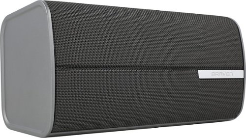  BRAVEN - 2200m Portable Bluetooth® Smart Speaker - Graphite/Dark gray