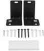 Bose - WB-300 Soundbar 300 Wall Bracket Mount - Black-Front_Standard
