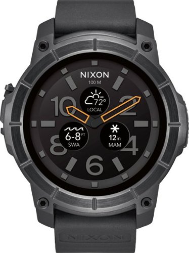  NIXON - The Mission Smartwatch 48mm Polycarbonate - Black
