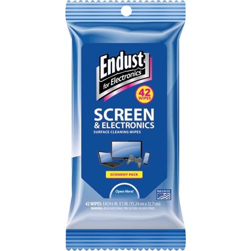  Endust - Screen and Electronics Cleaning Wipes (42-Pack) - White